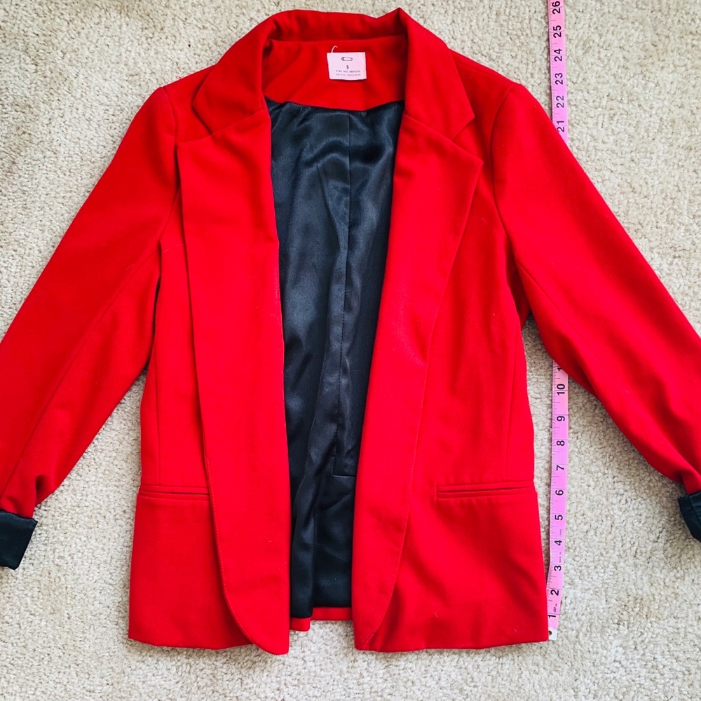 Red blazer